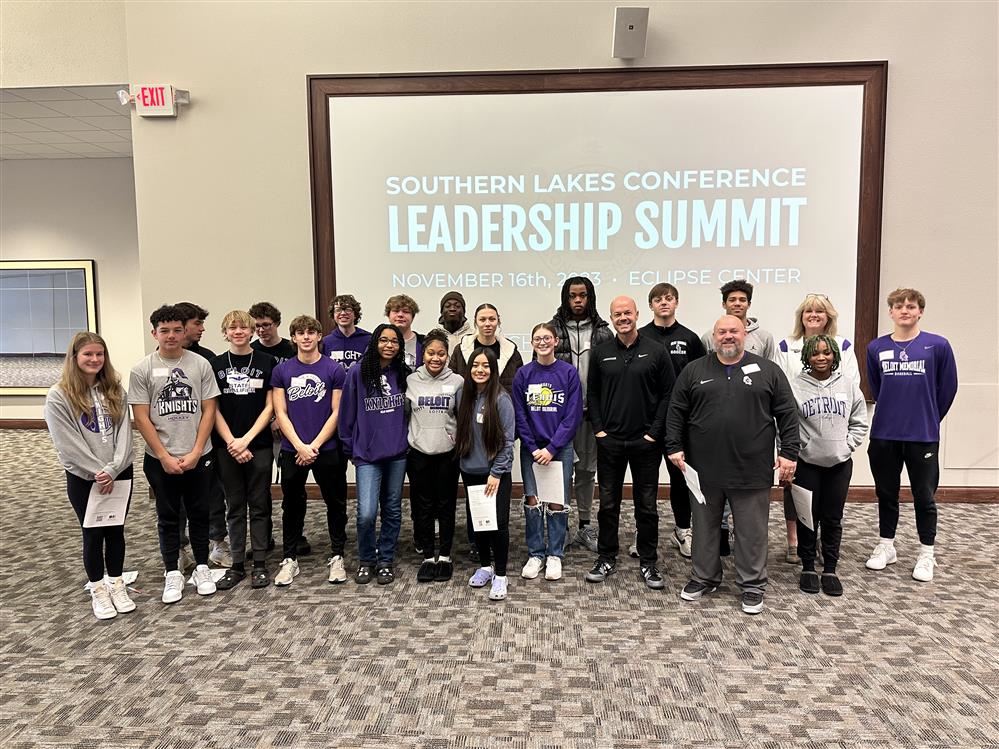  Student Athletes pose for group photo